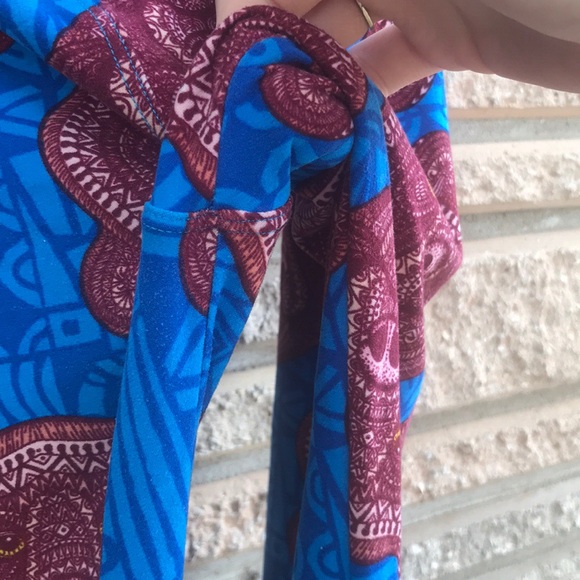 *RARE* LuLaRoe mosaic bears TC leggings - Picture 3 of 7